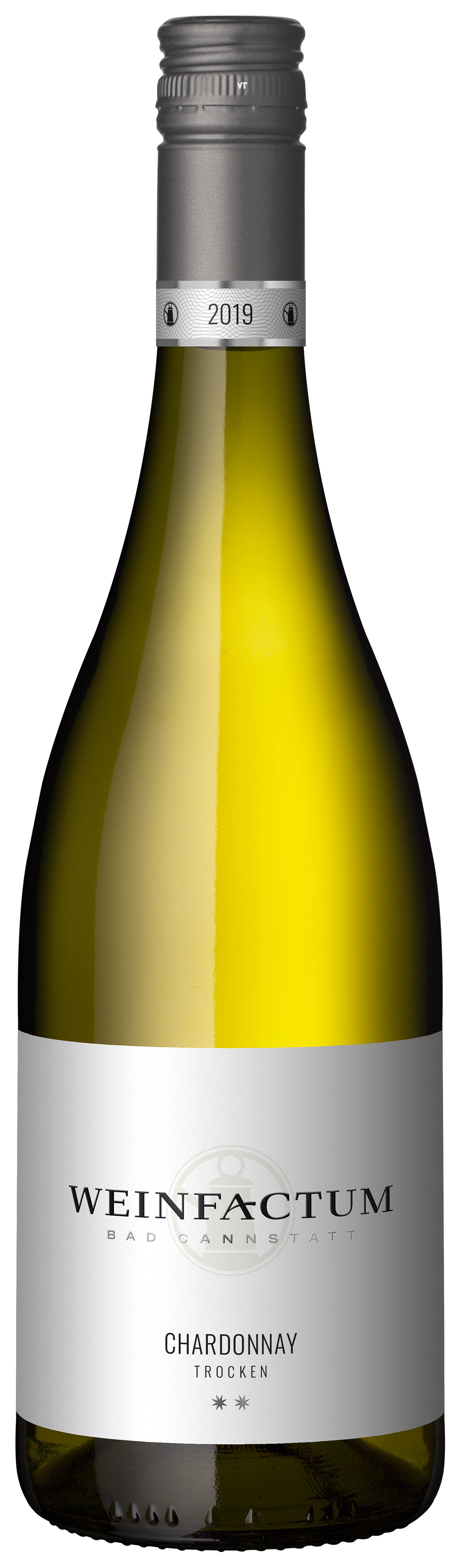Weinfactum Bad Cannstatt GmbH 2 Stern Chardonnay Qualitätswein trocken 