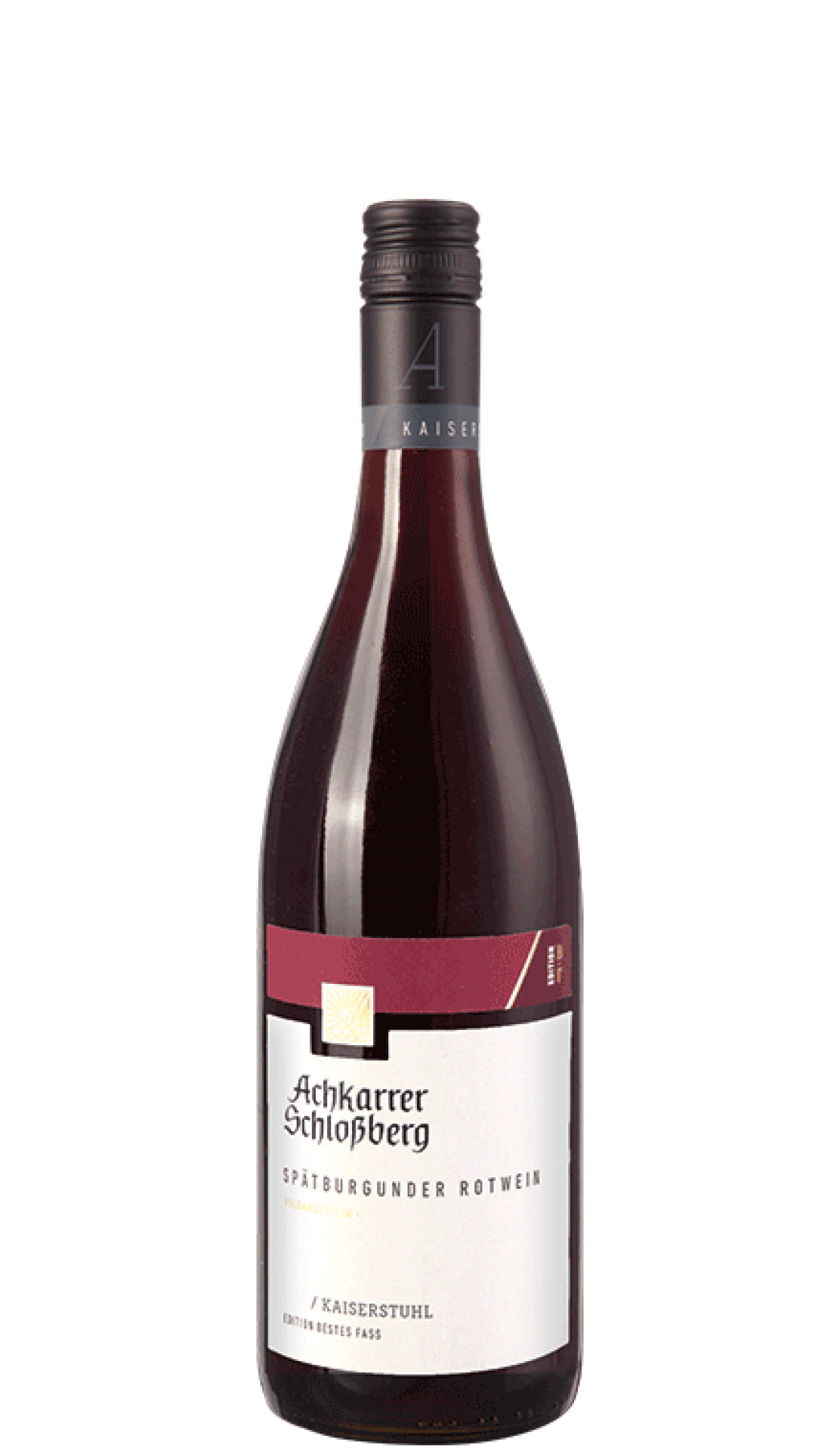 Achkarrer Schlossberg BESTES FASS Spätburgunder Rotwein Qualitätswein
