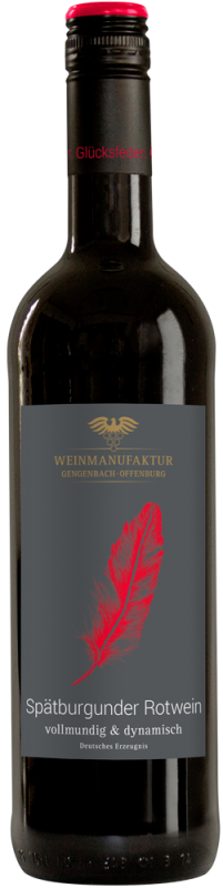 Gengenbacher  Glücksfeder  Spätburgunder Rotwein Qualitätswein - trocken -