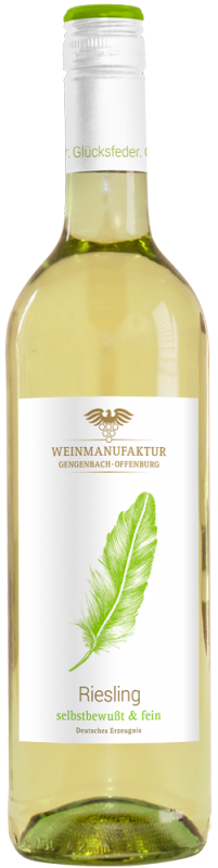 Gengenbacher  Glücksfeder  Riesling Qualitätswein - feinherb -