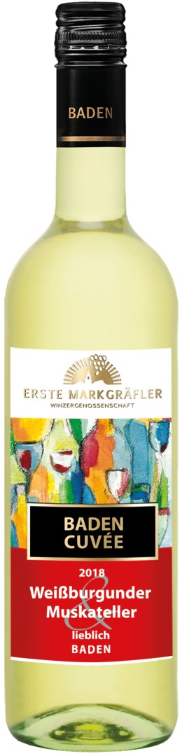 Erste Markgräfler Cuvée Weiss Weissburgunder & Muskateller Qualitätswein lieblich