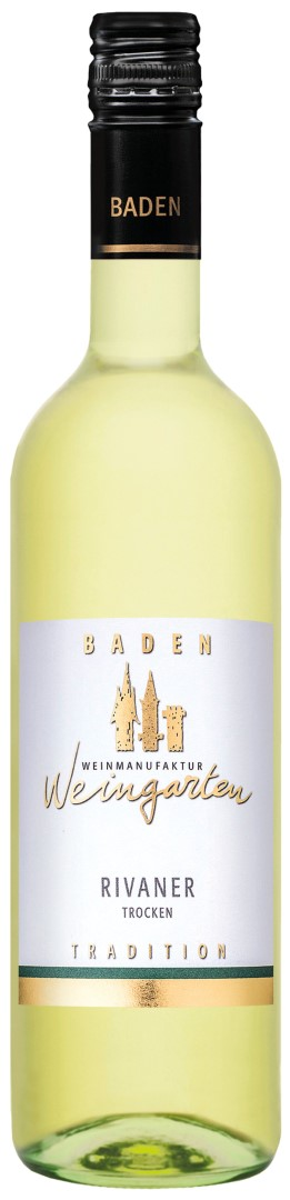Weinmanufaktur Weingarten  Rivaner Qualitätswein - trocken -