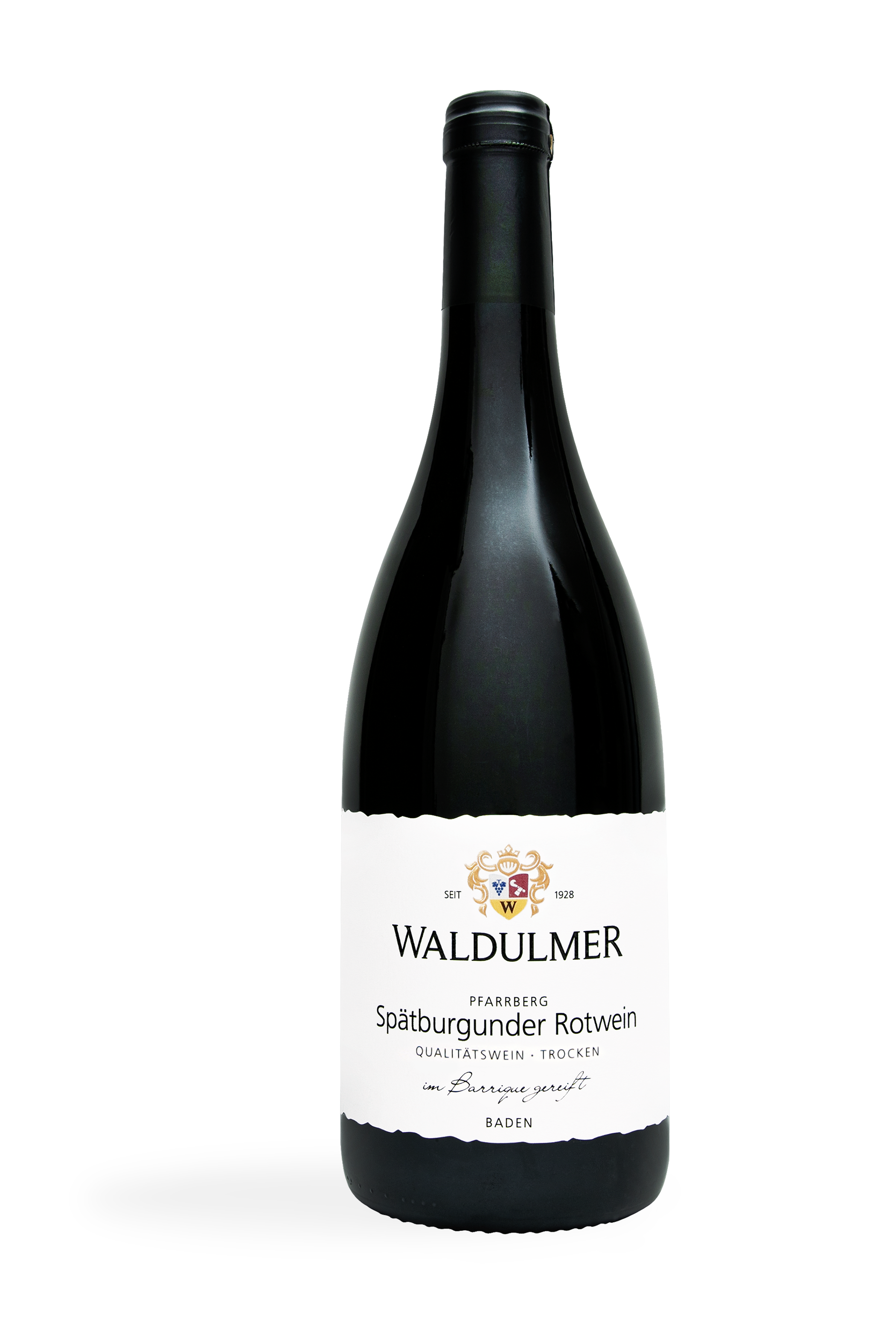 Waldulmer Pfarrberg - BARRIQUE-Ausbau - Spätburgunder Rotwein Qualitätswein - trocken -