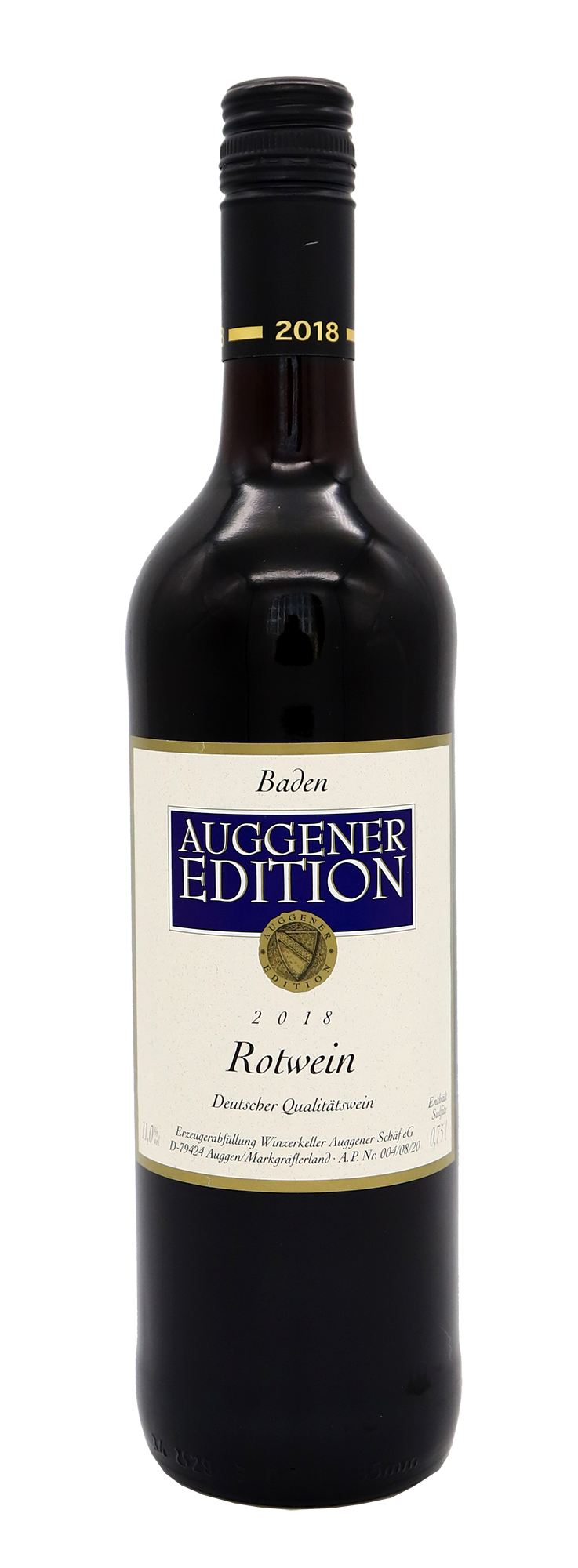Auggener   Limitierte Edition   Rotwein Qualitätswein