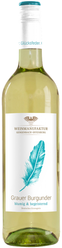 Gengenbacher  Glücksfeder  Grauburgunder Qualitätswein - feinherb -